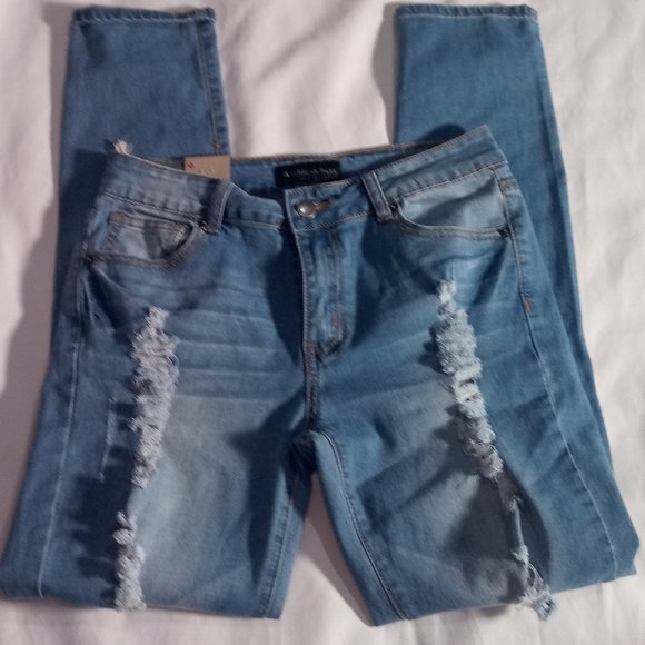 AMERICAN BAZI LOW RISE SKINNY JEANS - Picture 4 of 10